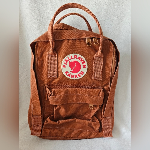 Kanken Handbags - FJALLRAVEN Kånken Unisex Young And Adult Terracota Brown Mini Backpack NWOT